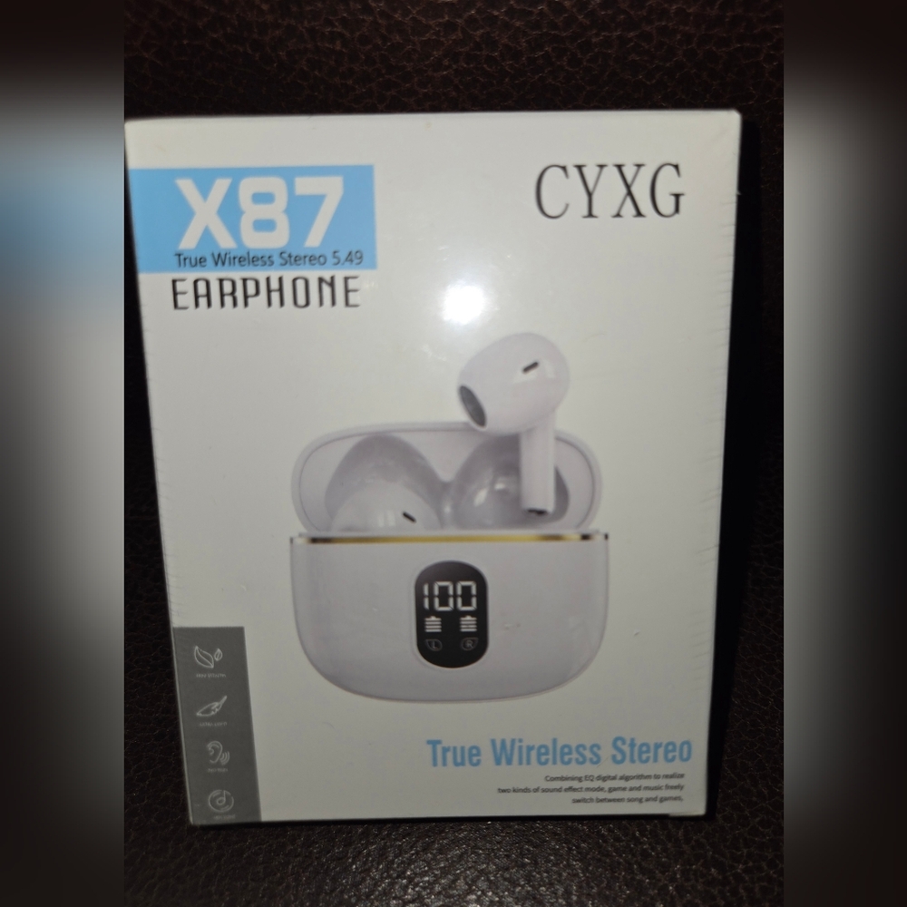 X87 True Wireless Stereo Earphones - White